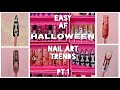 Let’s try easy AF Halloween nail art trends | beginner friendly nail art | Vanity Val