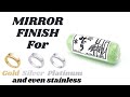 Midori Polishing Compound / Mirror finish, Gold, PT, Silver and Stainless, Made in Japan