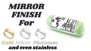 Midori Polishing Compound / Mirror finish, Gold, PT, Silver and Stainless, Made in Japan screenshot 4