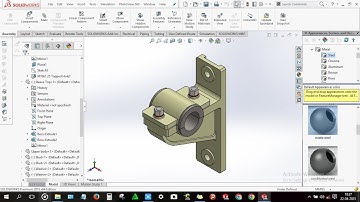 How to design Pivot Chair assembly in solidworks