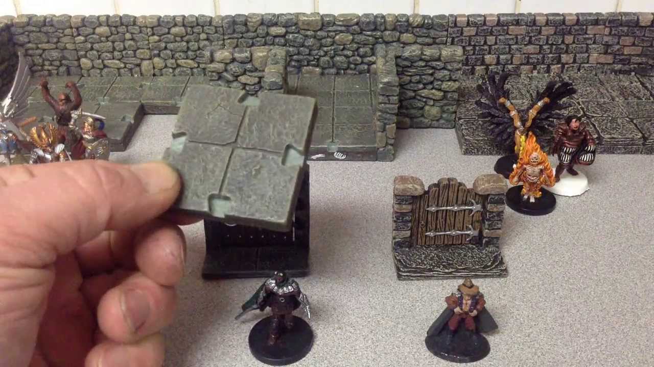 Dwarven Forge Master Maze Painted Resin Narrow to Wide Passageway
