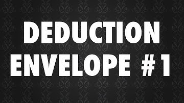 Deduction Envelope #1