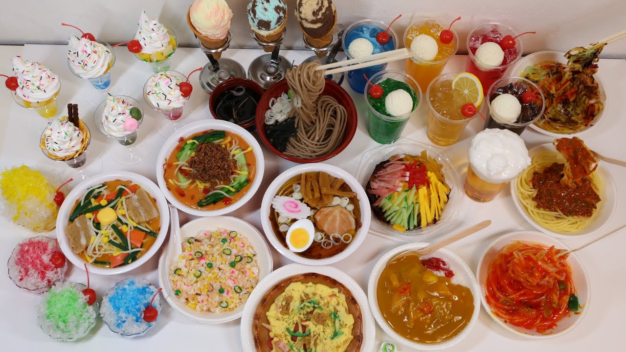 【4個セット】食品サンプル お節料理 実物大 Fake Food Display My Food Sample Making Kit Collection - YouTube