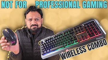 ZEBRONICS  Zeb Transformer Pro  Wireless Gaming Keyboard and Mouse Combo Unboxing & Review