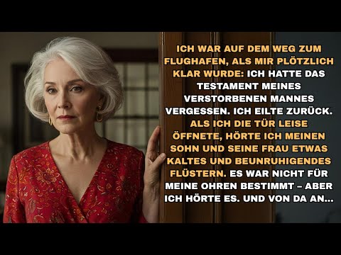 Zurück vom Flughafen hörte ich zufällig den Plan meines Sohnes und seiner Frau über...