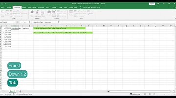 How to Generate Random Date in Excel