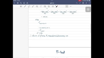 การทดสอบสมมติฐาน Chi-square, T-test, Anova