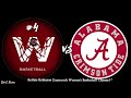 #4 Gamecock Women's Basketball vs. Alabama (1/31/21) - 15th Full Game of the SC 2020-21 Season. (HD)