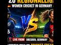 ICAB vs CZECHIA | WOMEN CRICKET in GERMANY #cricketlive #livematch #livecricketmatchtoday