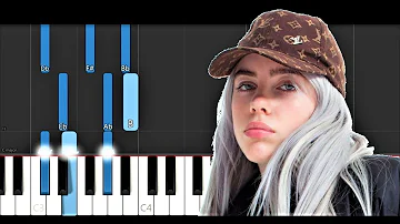 Billie Eilish - All the good girls go to hell (Piano Tutorial)