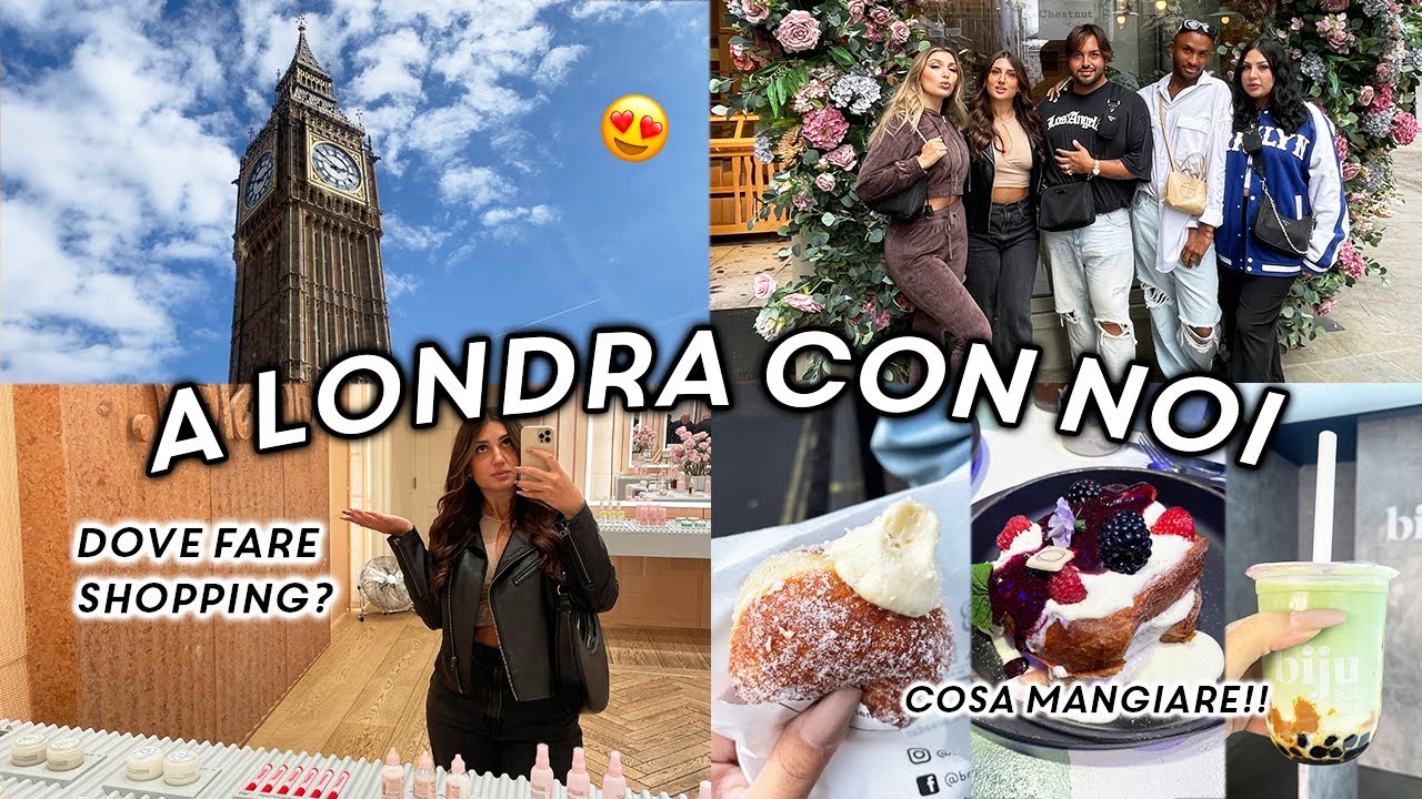 5 AMICHE A LONDRA!! cose insolite da vedere, shopping & (troppo) cibo ❤️ Weekly Vlog Londra 🇬🇧