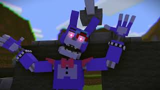 Glamrock bonnie in a helikopter. A minecraft animation