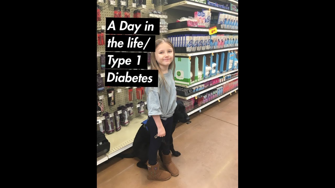 A Day in the life/Type 1 Diabetes /service dog YouTube