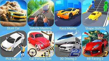 Stunt Car Extreme,Race Master 3D,Shape Shifting,Beach Buggy Racing 2,Vehicle Masters