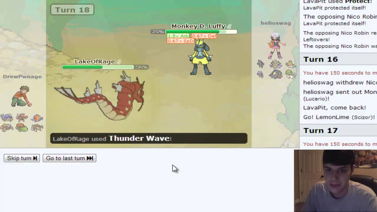 Pokemon Showdown 6th Gen Narrated Wifi Battle #12 Vs helioswag (OU)