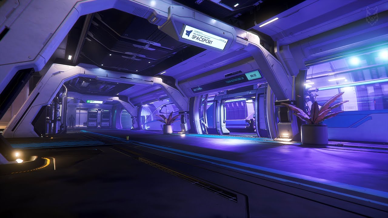 Star Citizen Ambience | New Babbage – Metroloop Station | Futuristic Transit Soundscape