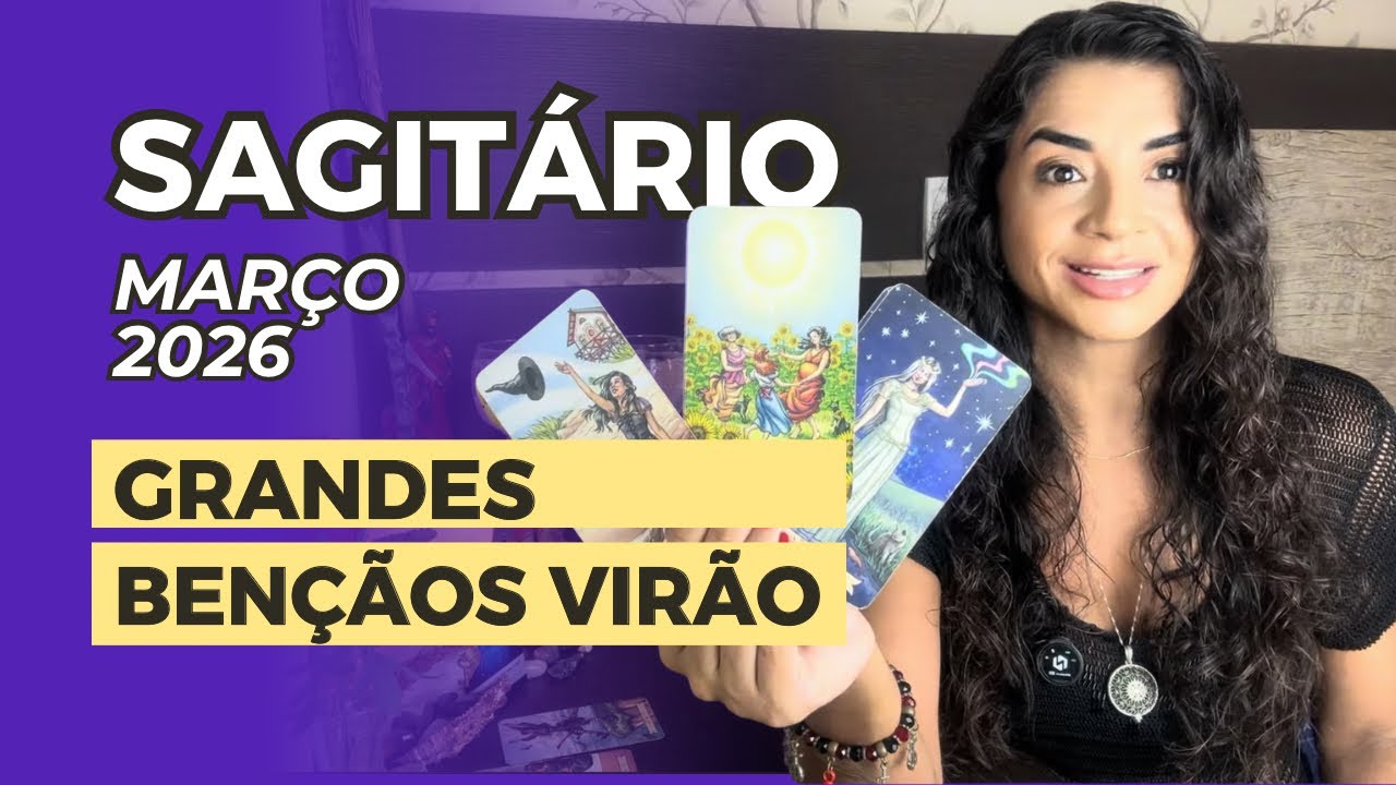 SAGITÁRIO ♐️ MARÇO 2026, A ESPIRITUALIDADE ESCUTA SEU PEDIDO! BENÇÃOS CHEGANDO NA SUA VIDA!