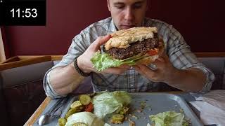 Flippin Eggs MONSTER Burger Challenge!