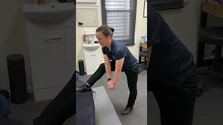 Bend knee hamstring stretch