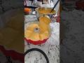 Extra Large portion scoop for evenly distributing cake batter #youtubeshorts #poundcake