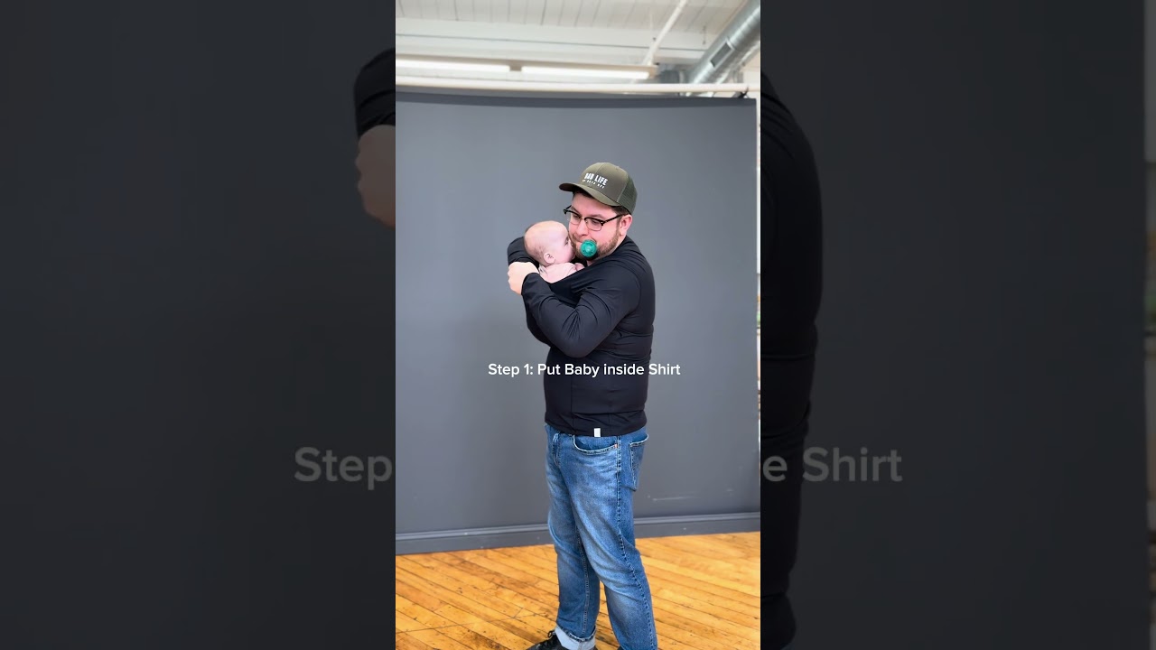 The Lalabu Dad Shirt baby carrier