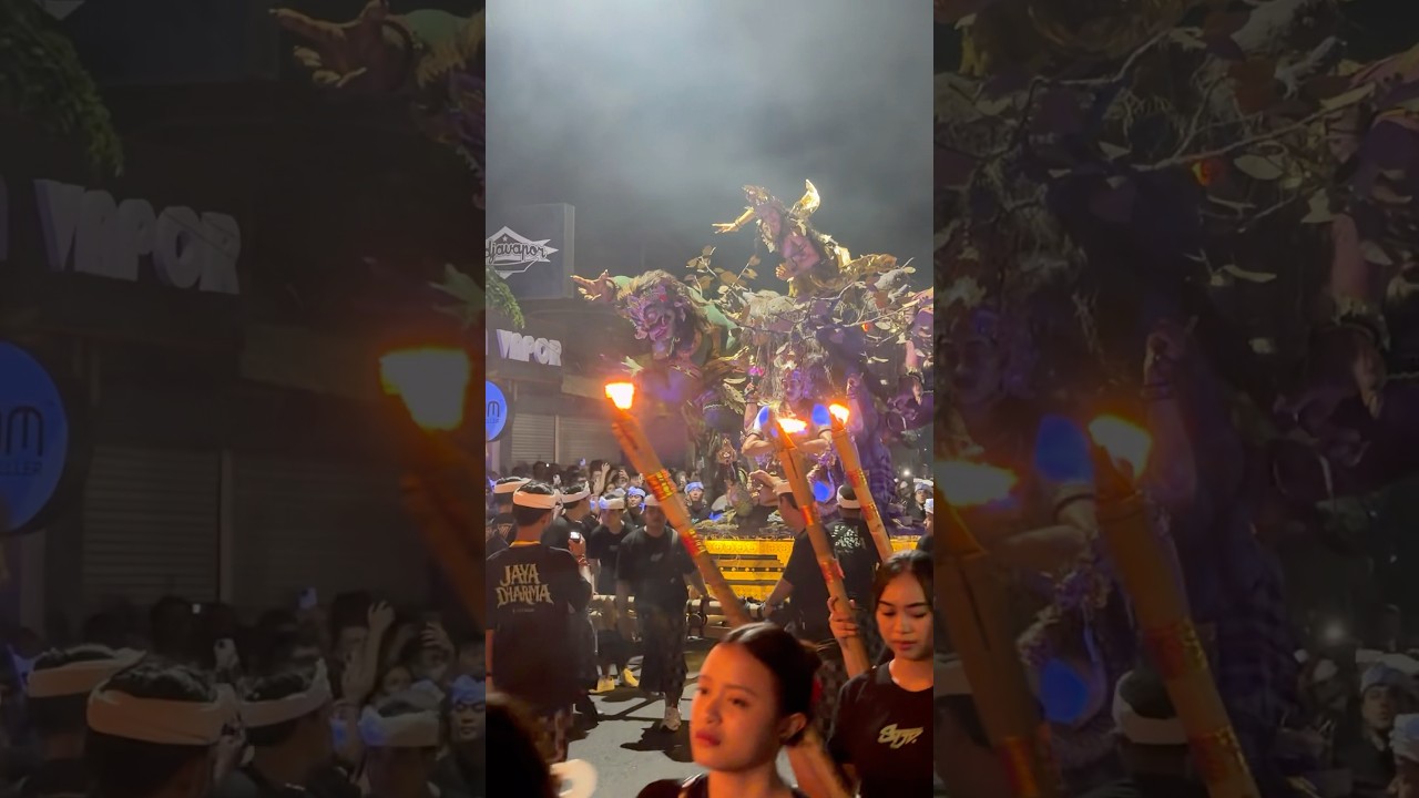 Ogoh-Ogoh Parade in Bali at Night | Nyepi Festival Procession  #OgohOgoh2026 #Nyepi2026 #bali