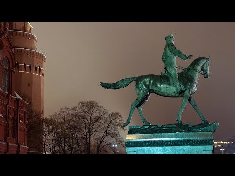 Marshal Zhukov Monument / Памятник маршалу Жукову в Москве на Манежной площади