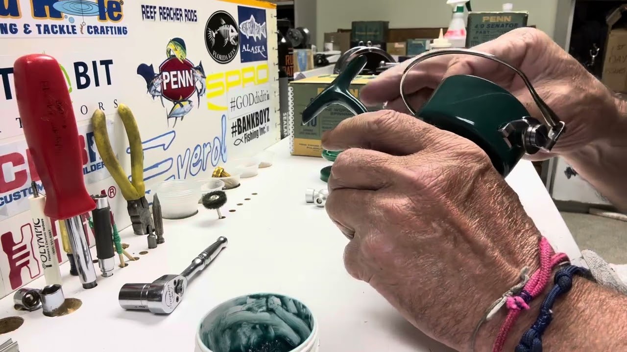 Penn Spinfisher 710 “Greenie” servicing a 1963 or older Penn Spinfisher 710 First Generation!