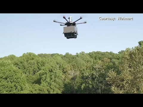 Walmart begins drone delivery tests