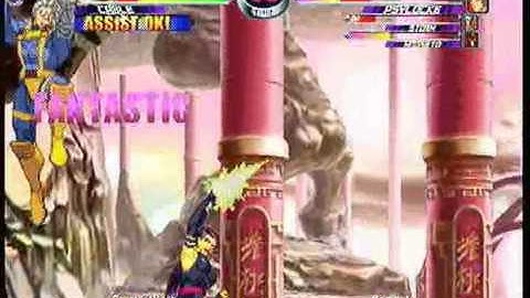 MvC2 Online (360): CraziestHero (Jill/Cab/Tron) vs Brett (MSP) 5 .:6.15.11:.
