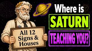 SATURN In All 12 Zodiac Signs & Houses
