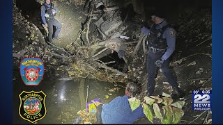 Northampton woman rescued after falling down steep embankment
