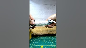 The mystery of the rope is revealed. The knife handle is now made of rope. #shorts