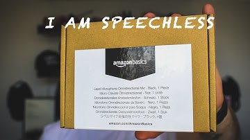 Amazon Basics Lapel Mic // $20 BUDGET MICROPHONE