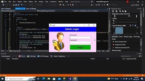 Hospital Management System Using C# Part 1