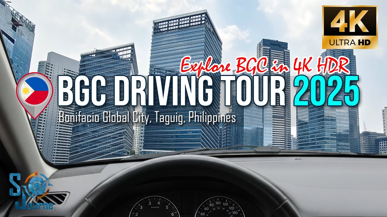 Bonifacio Global City Drive Tour | BGC Taguig Philippines 2025 in 4K ...