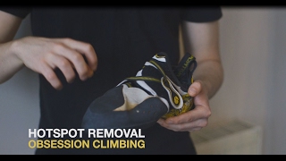 Getting rid of climbing shoe hotspots