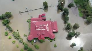 QLD Floods 28/2/2022 Yatala fly over