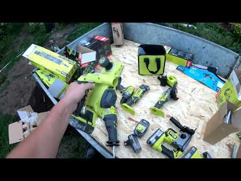 Аккумуляторный набор инструментов  RYOBI . Сбылась далекая мечта !!!