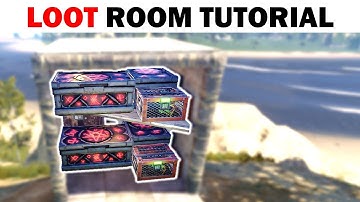 How To Build My Standard TC Loot Room - RUST Tutorial