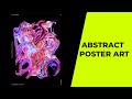 Abstract Poster Art Design via Liquid Effect: Photoshop Tutorial 2020