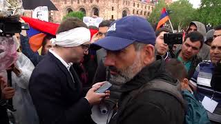 Qayl ara merjir Serjin Erkxosutyun@ erb klini Nikol Pashinyan@ stuyg patasxananum e Harcerin