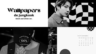 Wallpapers para tu laptop/pc de Jungkook (black & white ver.) screenshot 3