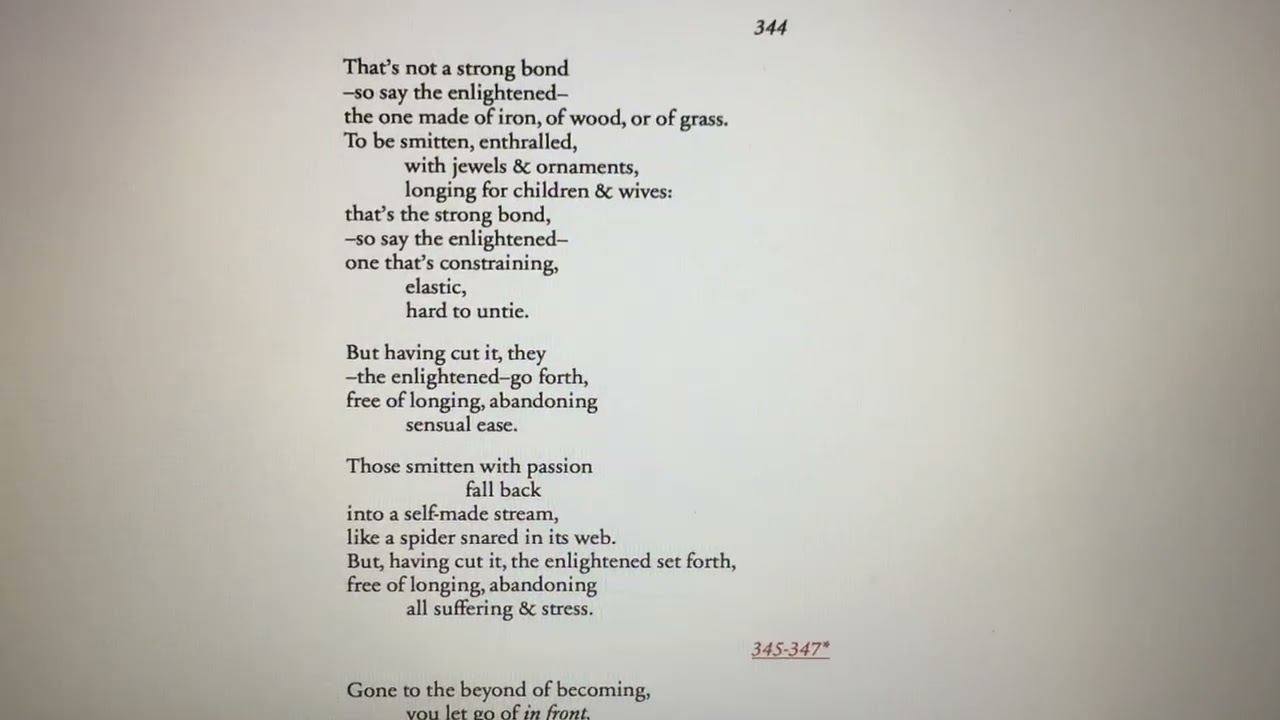 Dhp XXIV : Craving : English text reading from Dhammatalks.Org