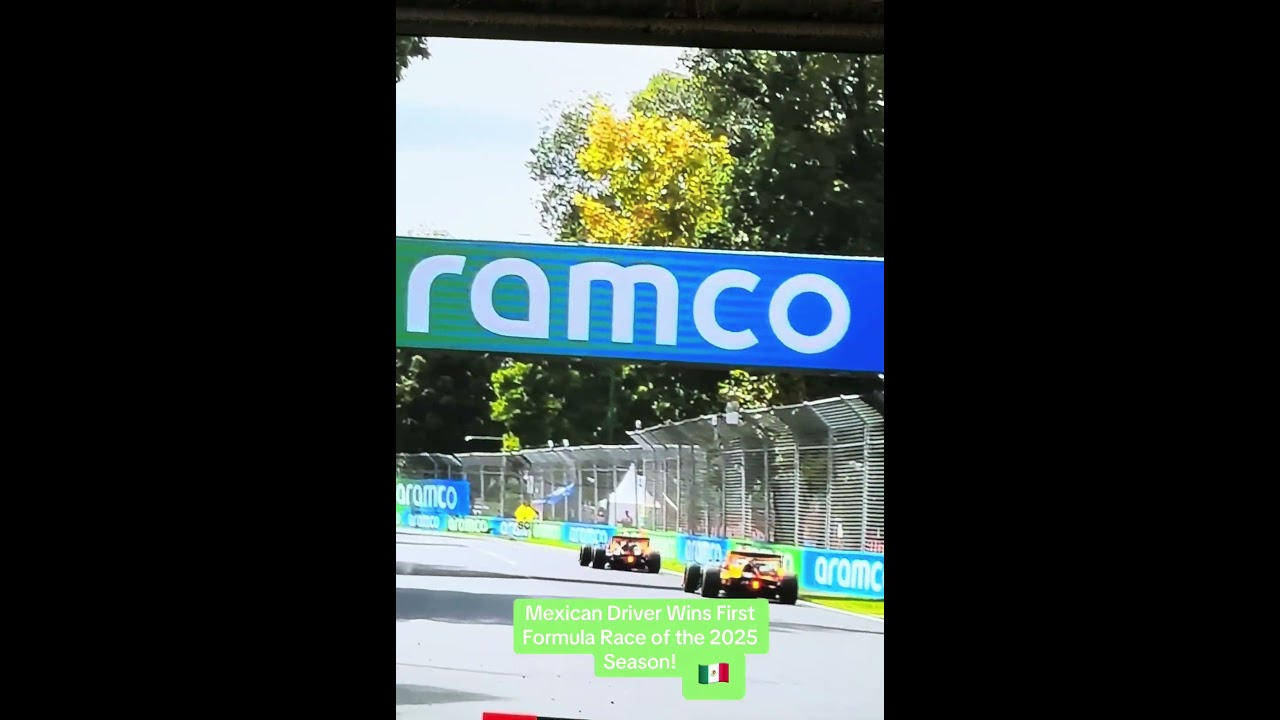 Mexican Driver Wins First Formula Race of the 2025 Season! 