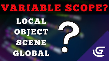 Master Variables - Local, Object, Scene, & Global Explained! [#gdevelop5]