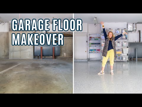Garage Makeover with Rock Solid Floor Paint - Concrete Floor Pros