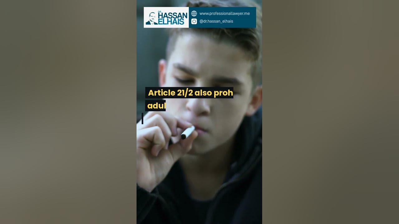 Uae law fines and punishments for selling tobacco to minors youtube