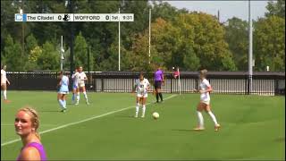 WOFFORD VS CITADEL // WOMENS SOCCER 2025