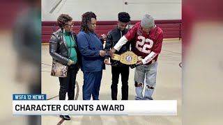 Alex City 6th grader honored with Character Counts Award
